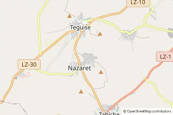 Mapa Nazaret