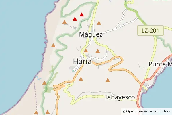 Mapa Haría