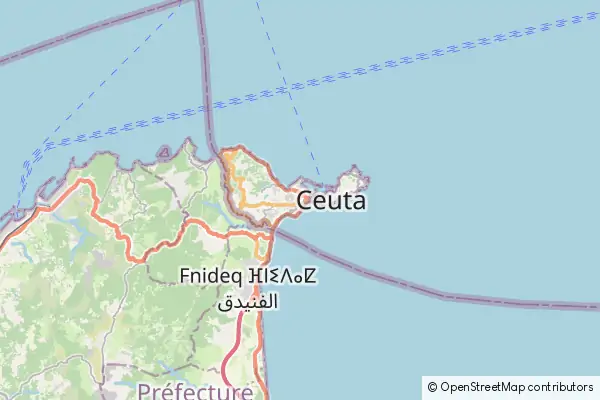 Mapa Ceuta