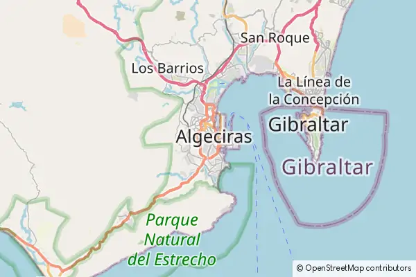 Mapa Algeciras