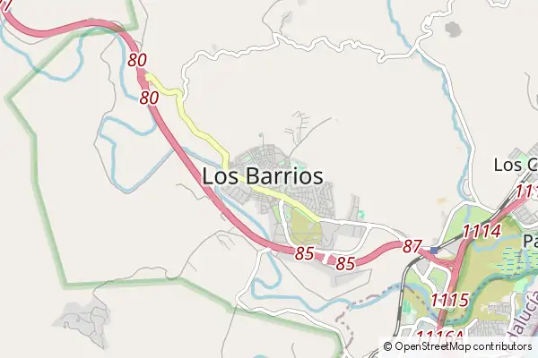 Mapa Los Barrios