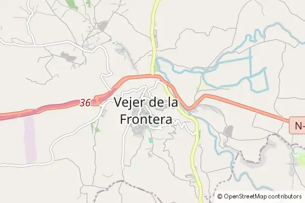 Mapa Vejer de la Frontera