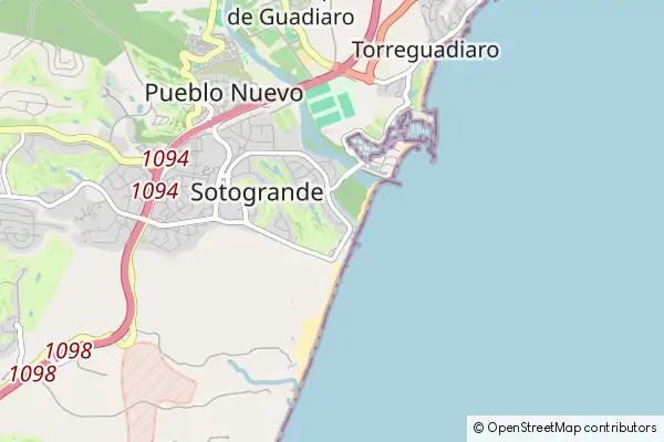 Mapa Sotogrande