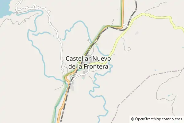 Mapa Castellar de la Frontera