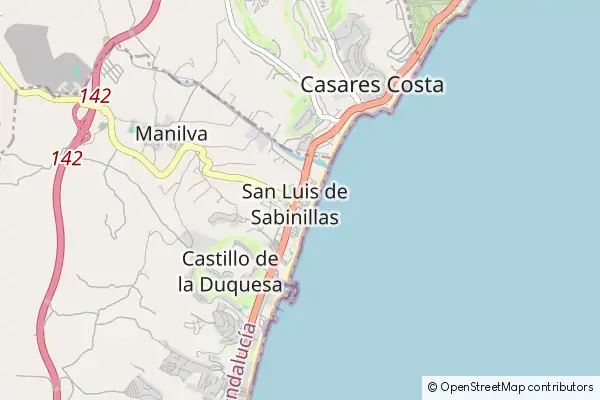 Mapa San Luis de Sabinillas