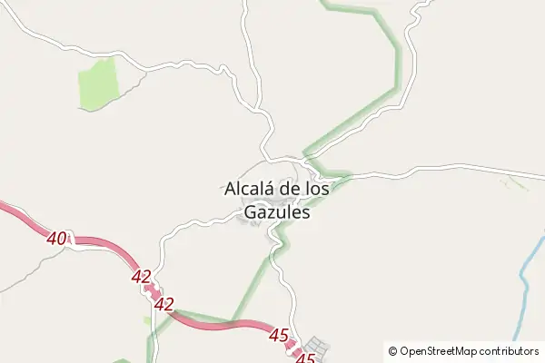 Mapa Alcalá de los Gazules