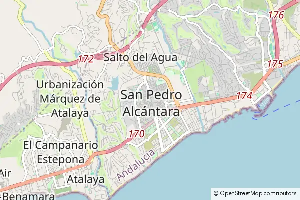 Mapa San Pedro de Alcántara