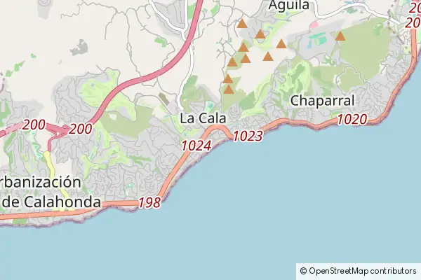 Mapa La Cala De Mijas