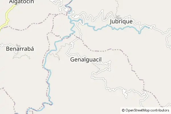 Mapa Genalguacil