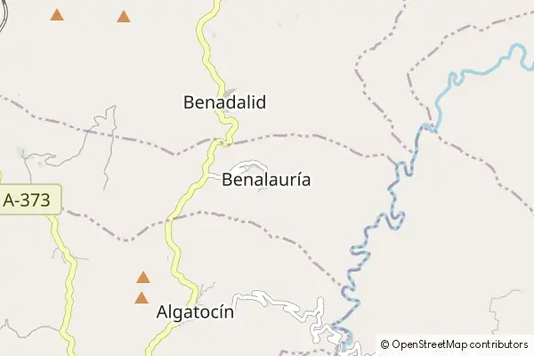 Mapa Benalauría