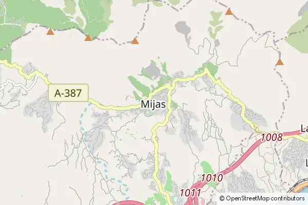 Mapa Mijas