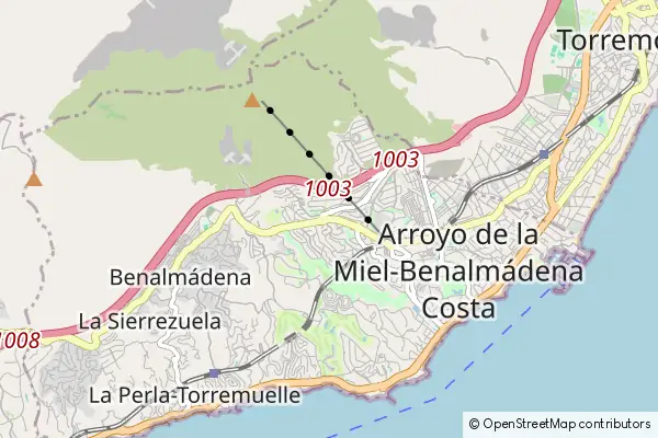 Mapa Arroyo de la Miel