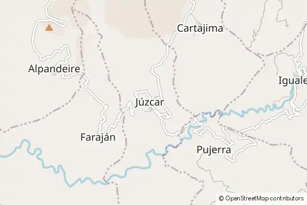 Mapa Júzcar