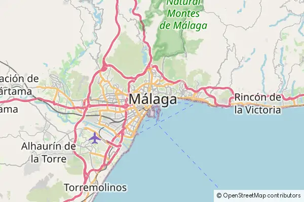 Mapa Málaga