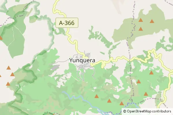 Mapa Yunquera