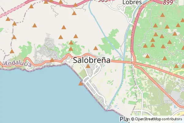 Mapa Salobreña