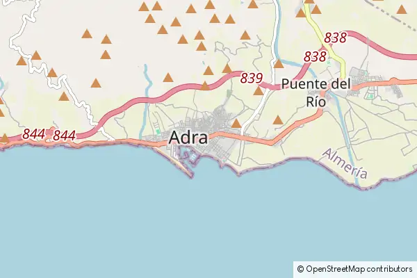 Mapa Adra