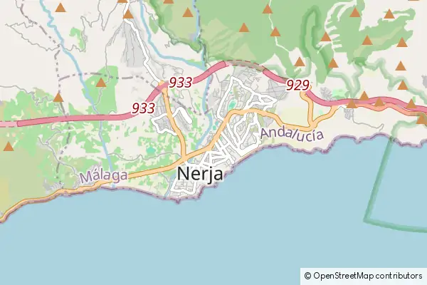 Mapa Nerja