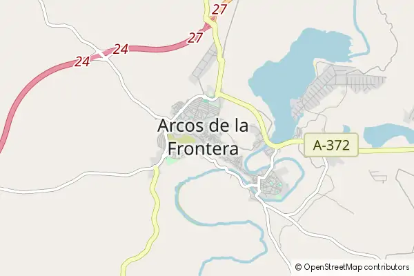 Mapa Arcos de la Frontera