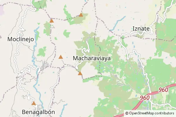 Mapa Macharaviaya