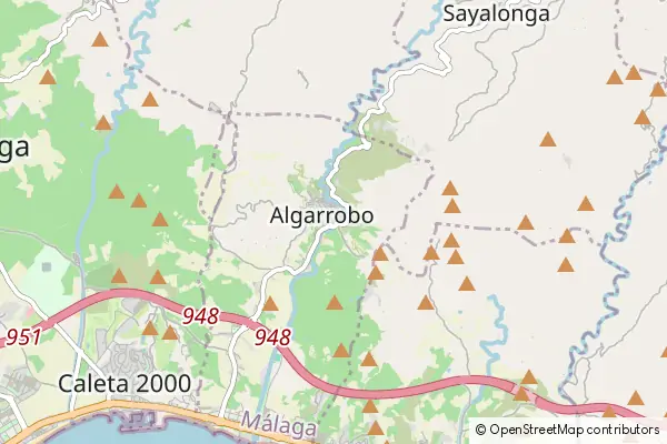 Mapa Algarrobo