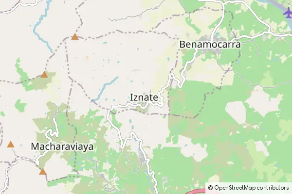 Mapa Iznate