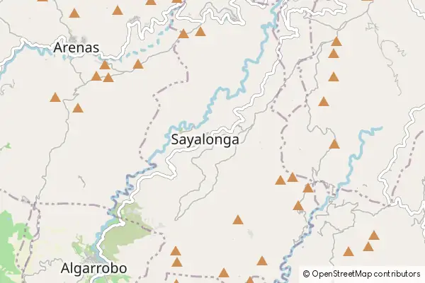 Mapa Sayalonga