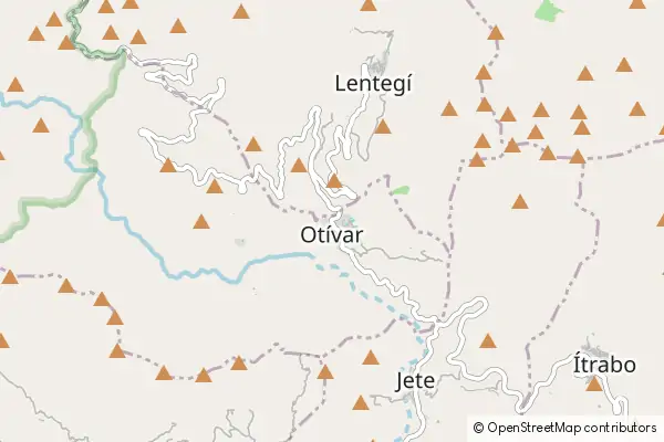 Mapa Otívar