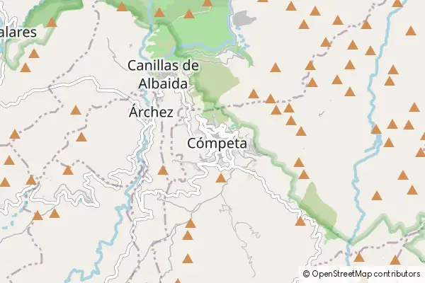 Mapa Cómpeta