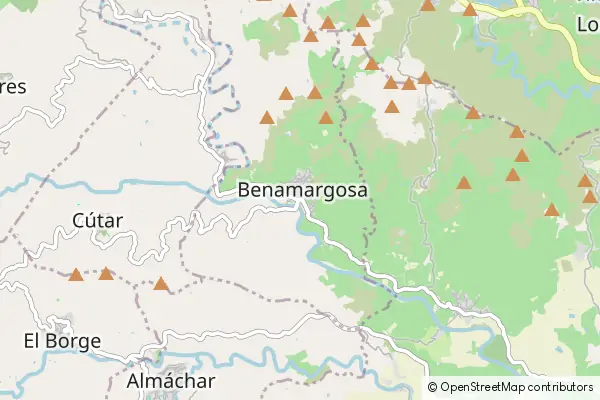 Mapa Benamargosa