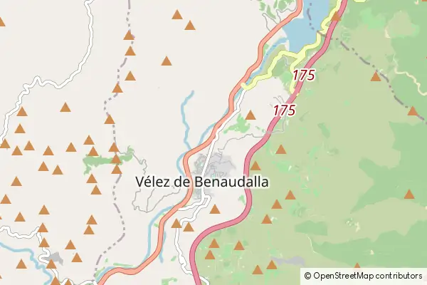 Mapa Vélez de Benaudalla