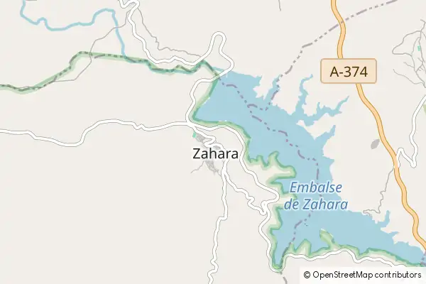 Mapa: Zahara • © OpenStreetMap contributors Mapa Zahara