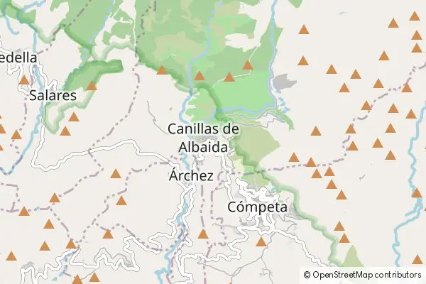 Mapa Canillas de Albaida