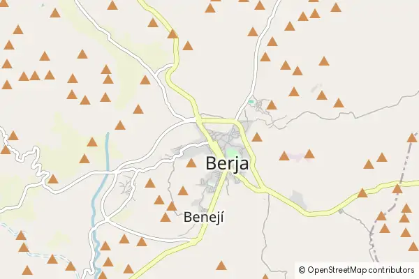 Mapa Berja