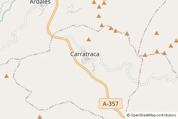 Mapa Carratraca