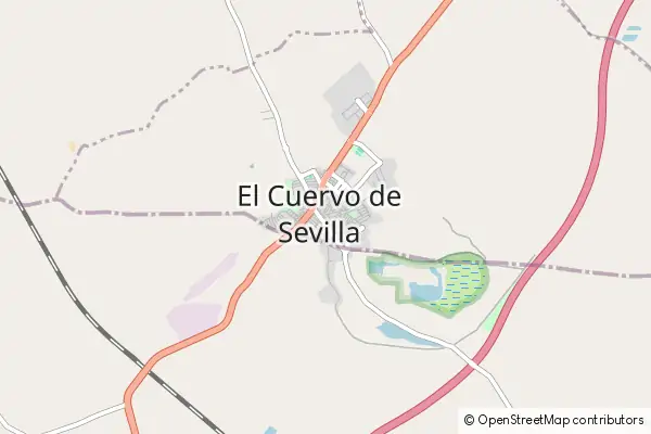 Mapa El Cuervo de Sevilla