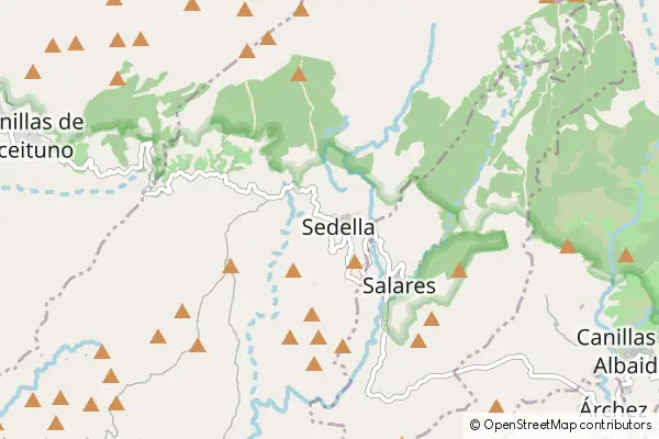 Mapa Sedella