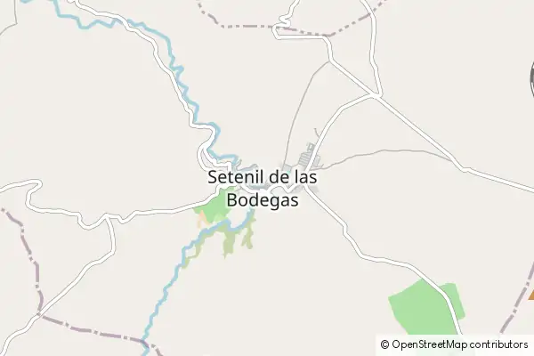 Mapa Setenil de las Bodegas