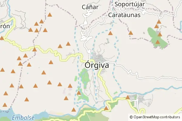 Mapa Órgiva