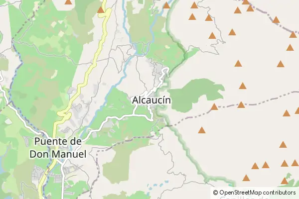 Mapa Alcaucín