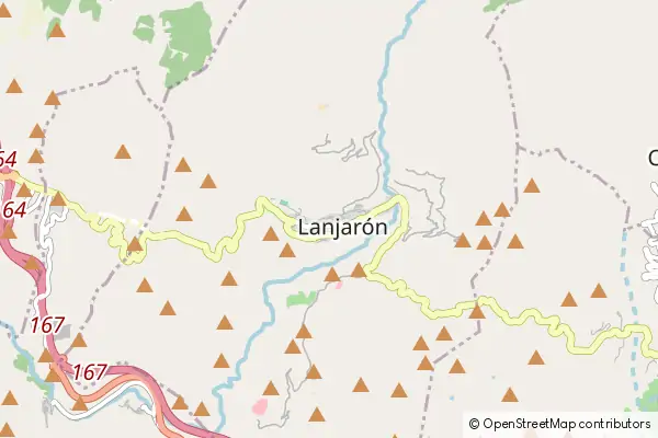 Mapa Lanjarón