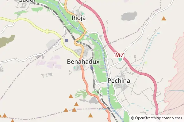 Mapa Benahadux