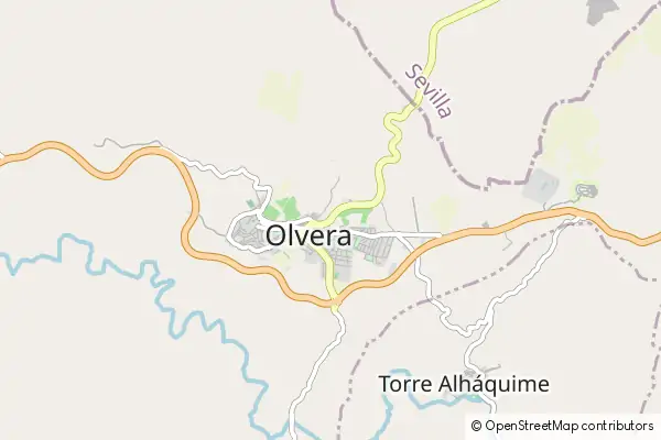 Mapa Olvera