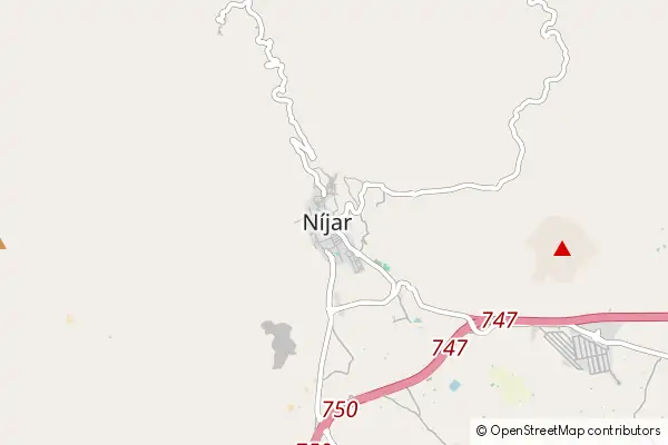 Mapa Níjar