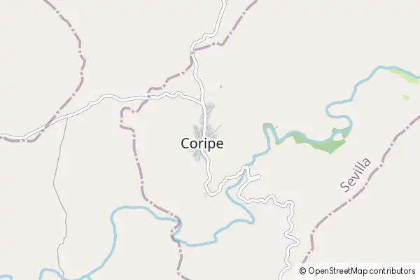 Mapa Coripe