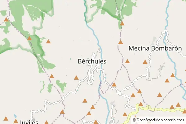 Mapa Bérchules