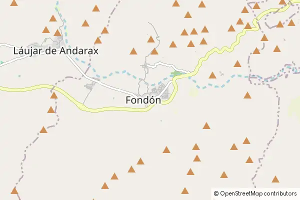 Mapa Fondón