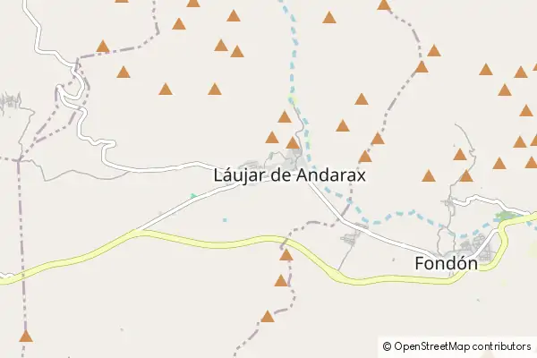 Mapa Láujar de Andarax