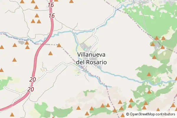 Mapa Villanueva del Rosario