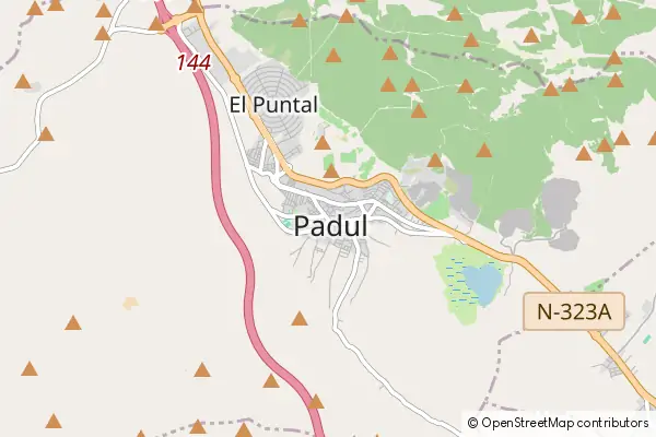 Mapa Padul